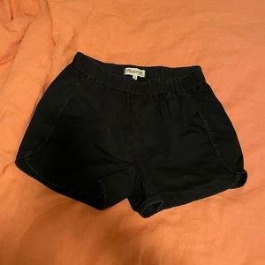 Madewell Black Clothe Shorts
